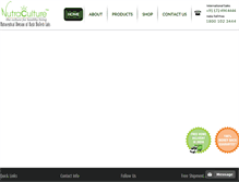 Tablet Screenshot of nutraculture.com
